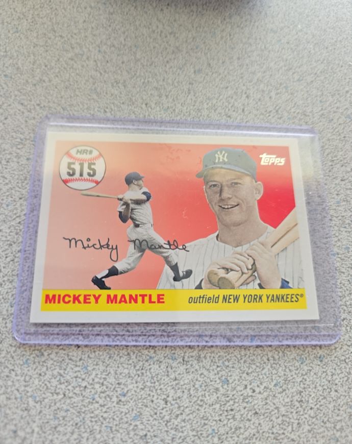 2006 Topps #MHR515 Mickey Mantle — front