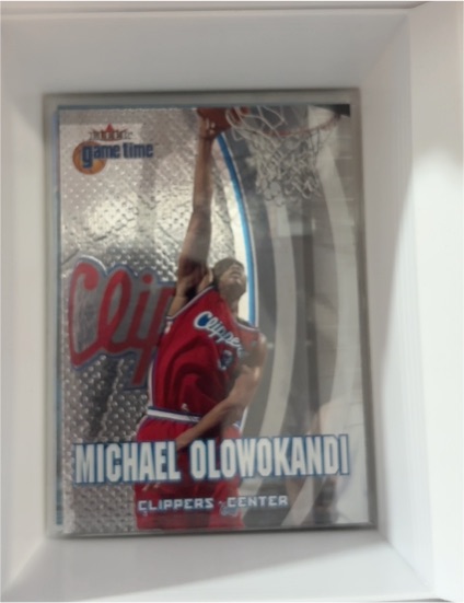 2000-01 Fleer Game Time #35 Michael Olowokandi — front
