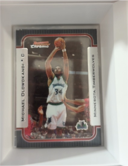 2003-04 Bowman Chrome #110 Michael Olowokandi — front