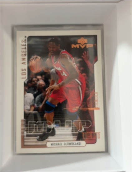 2000-01 Upper Deck MVP #71 Michael Olowokandi — front