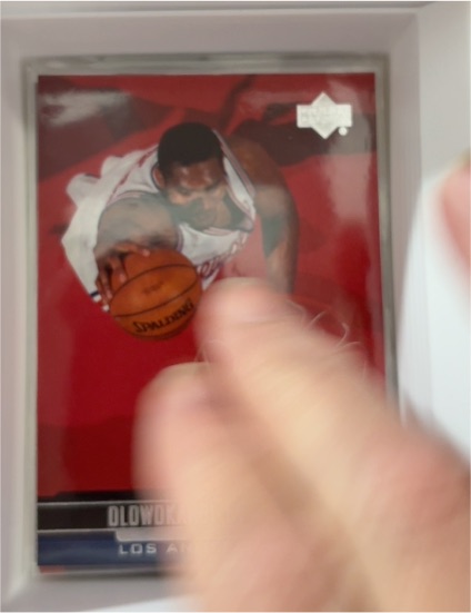1997 Upper Deck #45 Hakeem Olajuwon — front