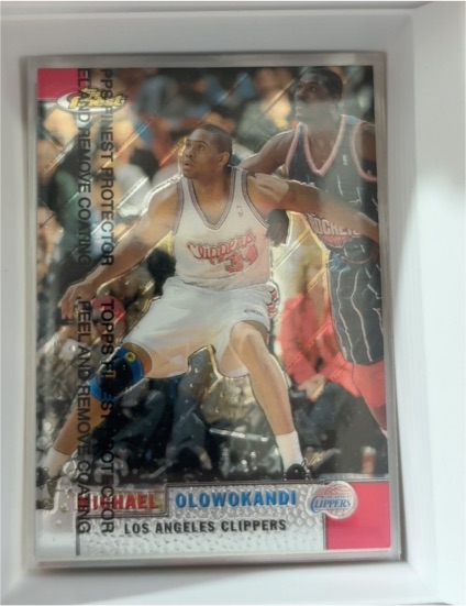 1999-00 Topps Finest #67 Michael Olowokandi — front