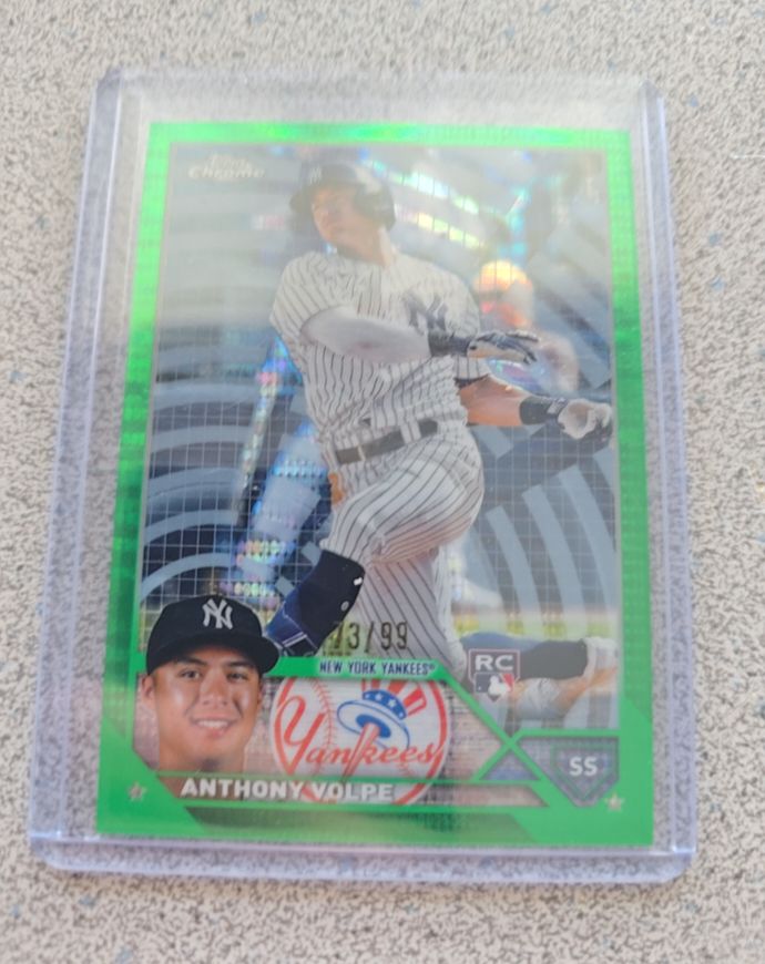 2024 Topps Chrome #236 Anthony Volpe — front