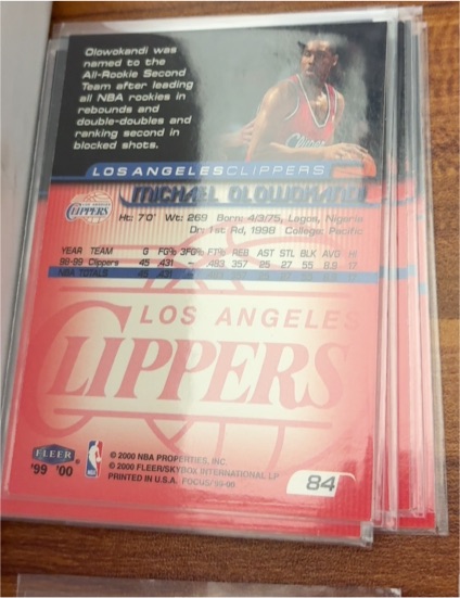 1999-00 Fleer #84 Michael Olowokandi — front