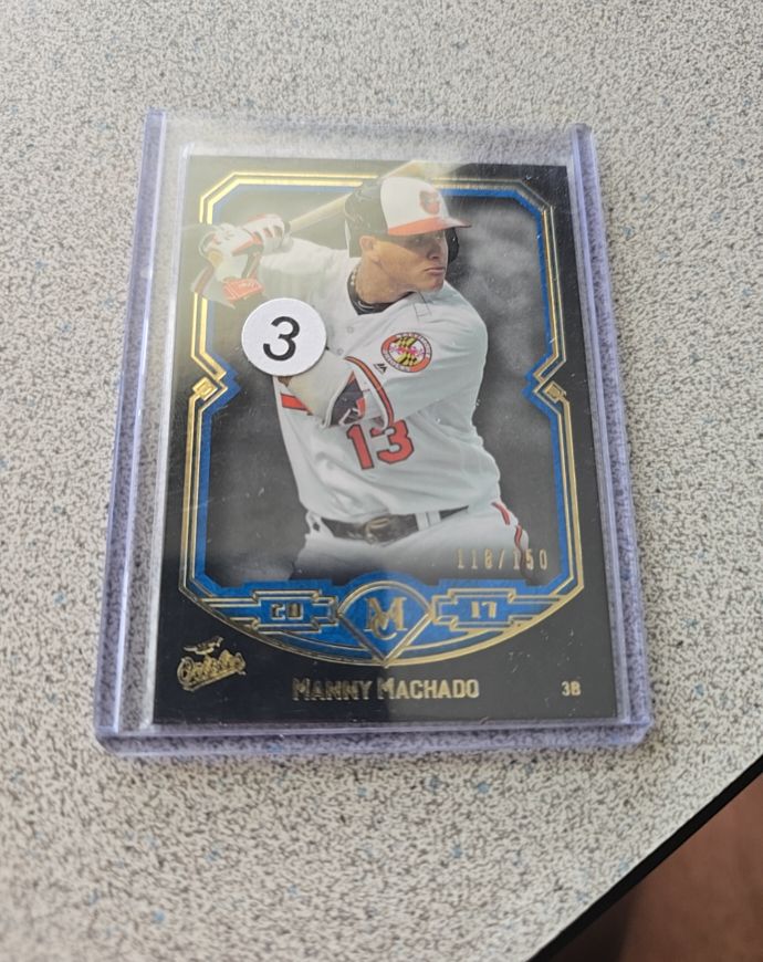 2017 Topps Museum Collection #4 Manny Machado — front