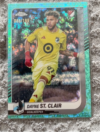 2025 Topps Chrome MLS #121 Dayne St. Clair — front