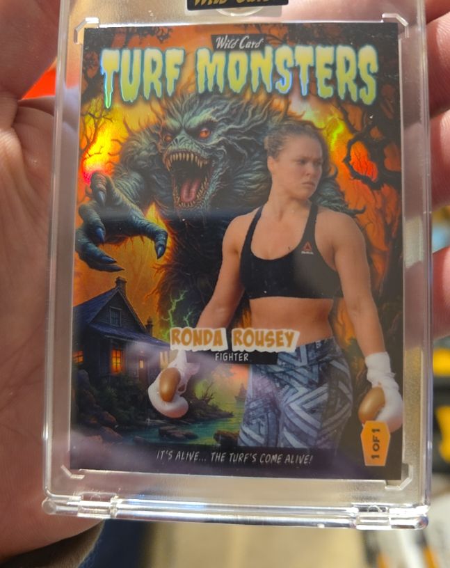 2025 Wild Card Turf Monsters #1 Ronda Rousey — front