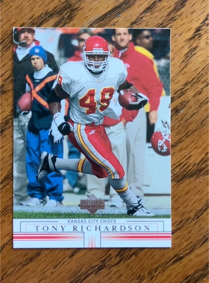 2001 Upper Deck #81 Tony Richardson — front