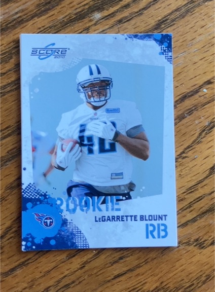 2010 Panini Score #367 LeGarrette Blount Rookie Card — front