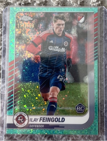 2025 Topps Chrome MLS #96 Ilay Feingold — front