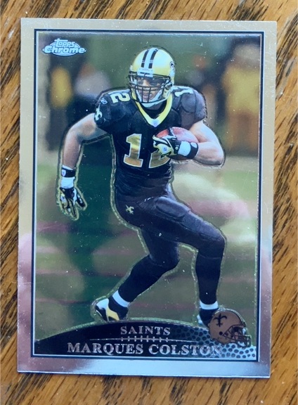 2009 Topps Chrome #TC25 Marques Colston — front