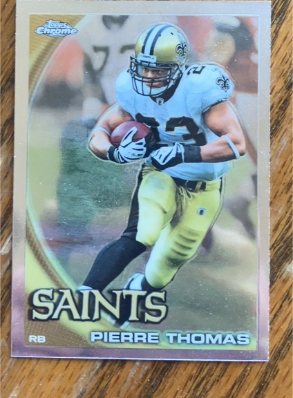 2010 Topps Chrome #C111 Pierre Thomas — front