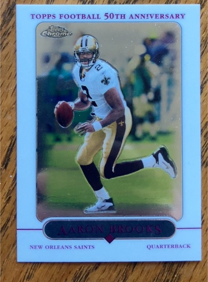2005 Topps Chrome #7 Aaron Brooks — front