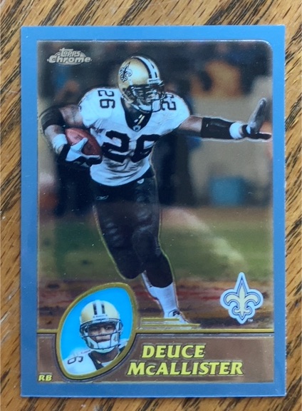 2003 Topps Chrome #20 Deuce McAllister — front