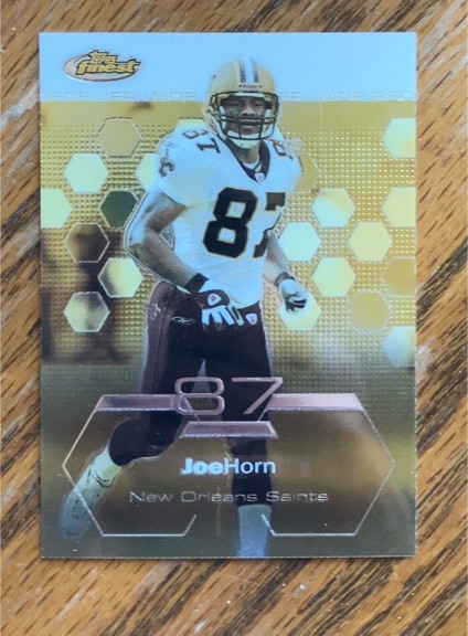 2003 Topps Finest #11 Joe Horn — front