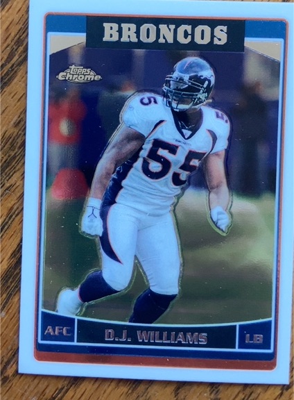 2006 Topps Chrome #109 D.J. Williams — front