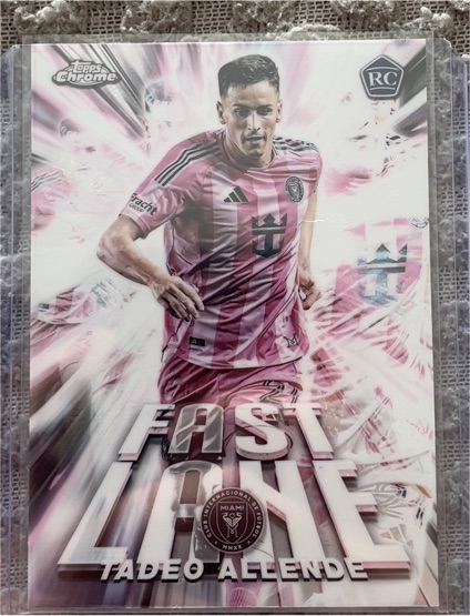 2025 Topps Chrome MLS Fast Lane #FL-11 Tadeo Allende — front