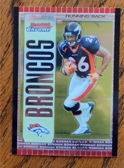 2005 Bowman Chrome #32 Ashley Lelie Denver Broncos — front