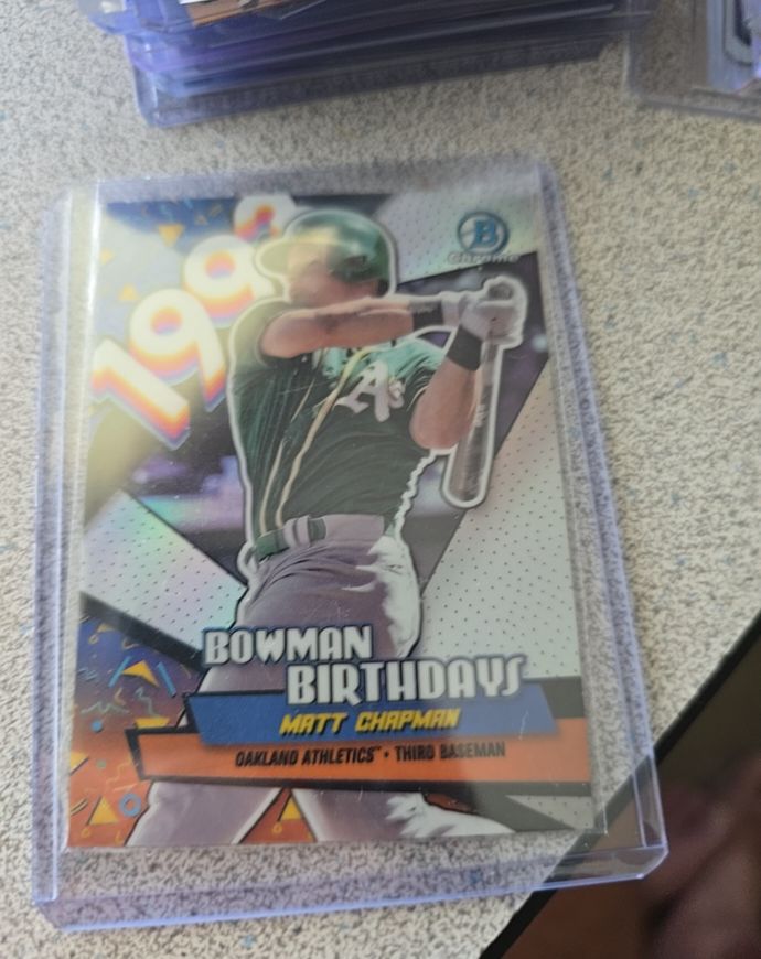 2018 Bowman Chrome #BB-MCH Matt Chapman — front