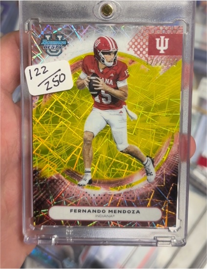 2025 Bowman's Best University #16 Fernando Mendoza — front