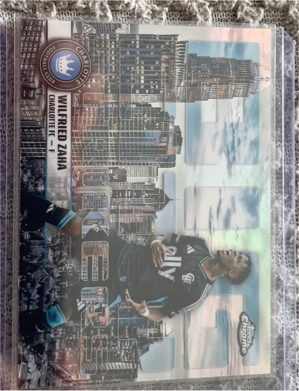 2025 Topps Chrome MLS #BCS-11 Wilfried Zaha Big City Strikers — front