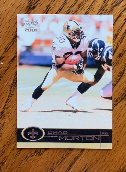 2001 Pacific #270 Chad Morton — front