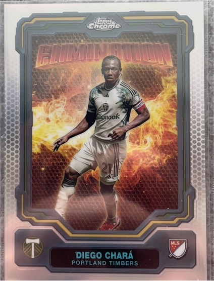 2025 Topps Chrome MLS #EL-14 Diego Chará Elimination — front