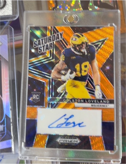 2025 Panini Prizm Draft Picks Saturday Star Signatures #SSS-CLD Colston Loveland — front