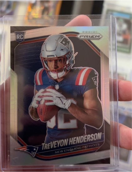2025 Panini Prizm #427 TreVeyon Henderson Silver Variation Rookie Card RC — front