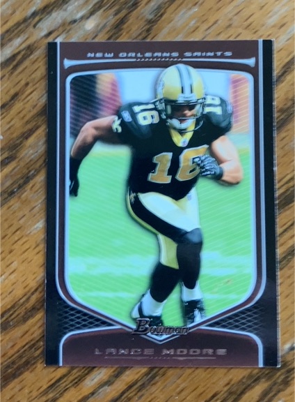 2009 Bowman #83 Lance Moore — front