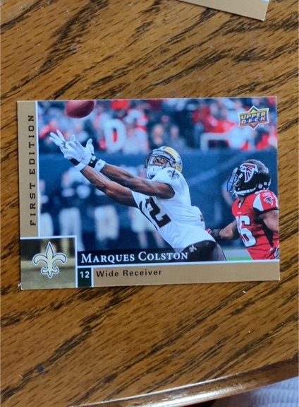 2009 Upper Deck First Edition #97 Marques Colston — front