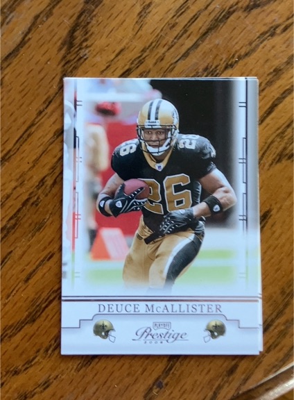 2008 Playoff Prestige #62 Deuce McAllister — front