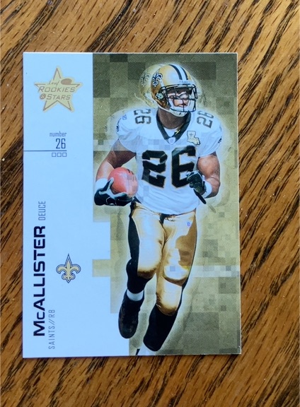 2007 Leaf Rookies & Stars #26 Deuce McAllister — front