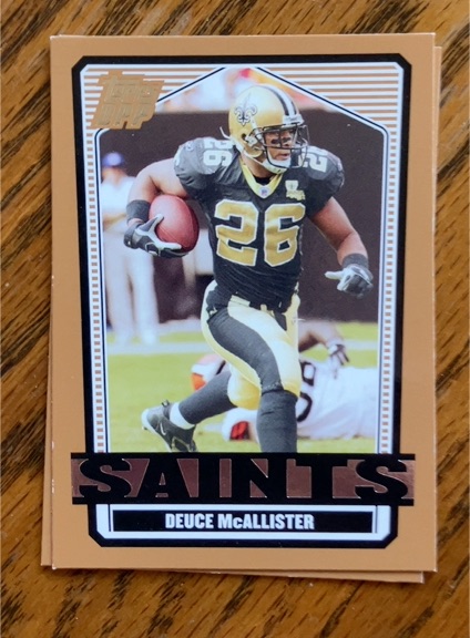 2007 Topps Draft Picks and Prospects #45 Deuce McAllister — front