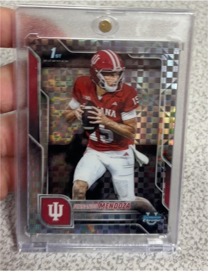 2025 Bowman University Chrome #109 Fernando Mendoza — front