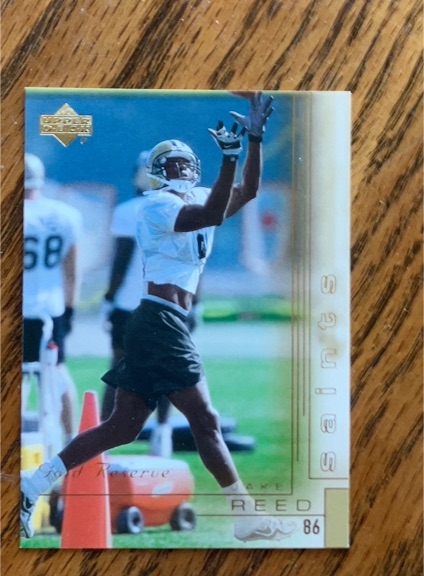 2000 Upper Deck Gold Reserve #101 Jake Reed — front