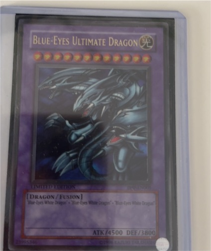 1996 Yu-Gi-Oh! JMP-EN005 Blue-Eyes Ultimate Dragon — front