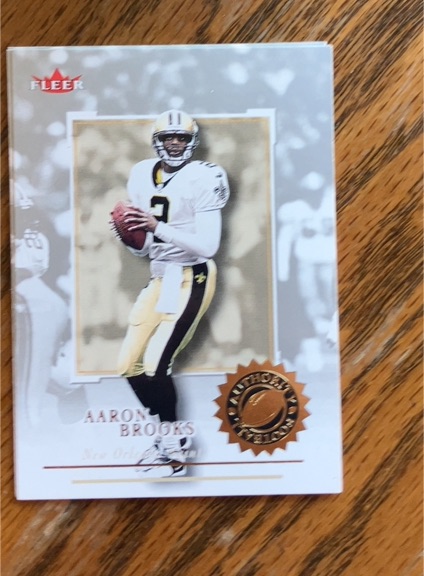 2001 Fleer Authority #73 Aaron Brooks — front