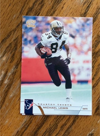 2002 Pacific #279 Michael Lewis — front