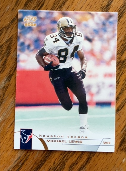 2002 Pacific #279 Michael Lewis — front