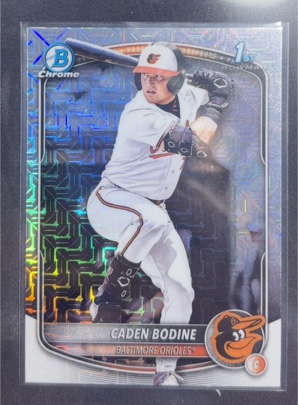 2025 Bowman Draft Chrome #BDC-63 Caden Bodine — front