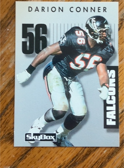 1992 SkyBox Prime Time #335 Darion Conner Atlanta Falcons — front