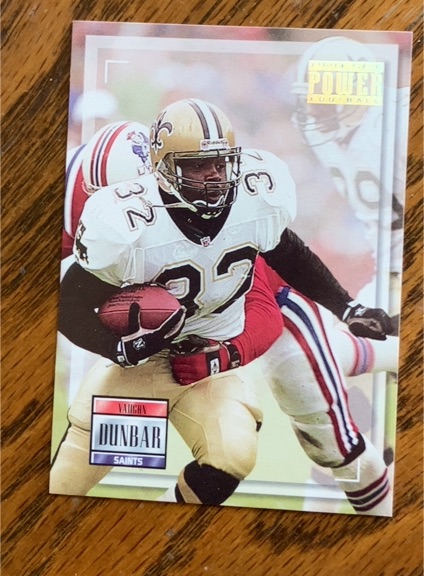 1993 Pro Set Power #132 Vaughn Dunbar — front