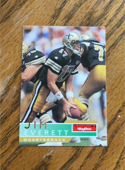 1995 SkyBox Impact #96 Jim Everett — front