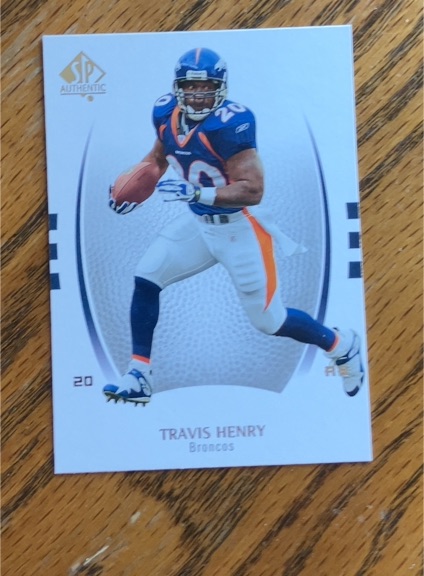 2007 Upper Deck SP Authentic #92 Travis Henry — front