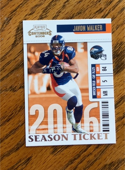 2006 Playoff Contenders #29 Javon Walker — front