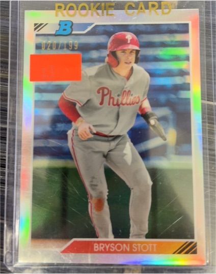 2020 Bowman Heritage #92CP-BS Bryson Stott — front