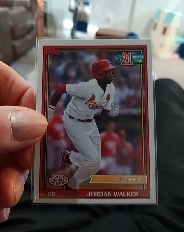 2021 Topps Pro Debut #PD-169 Jordan Walker — front