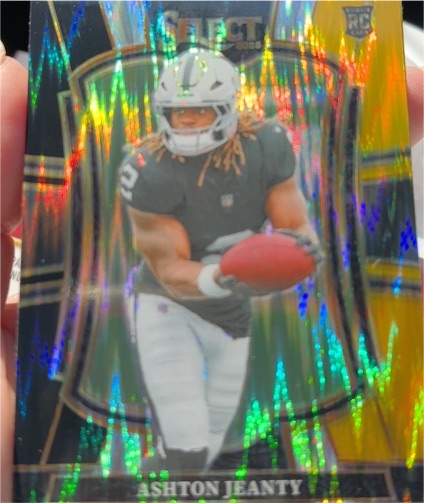 2025 Panini Select #104 Ashton Jeanty Premier Level Rookie — front