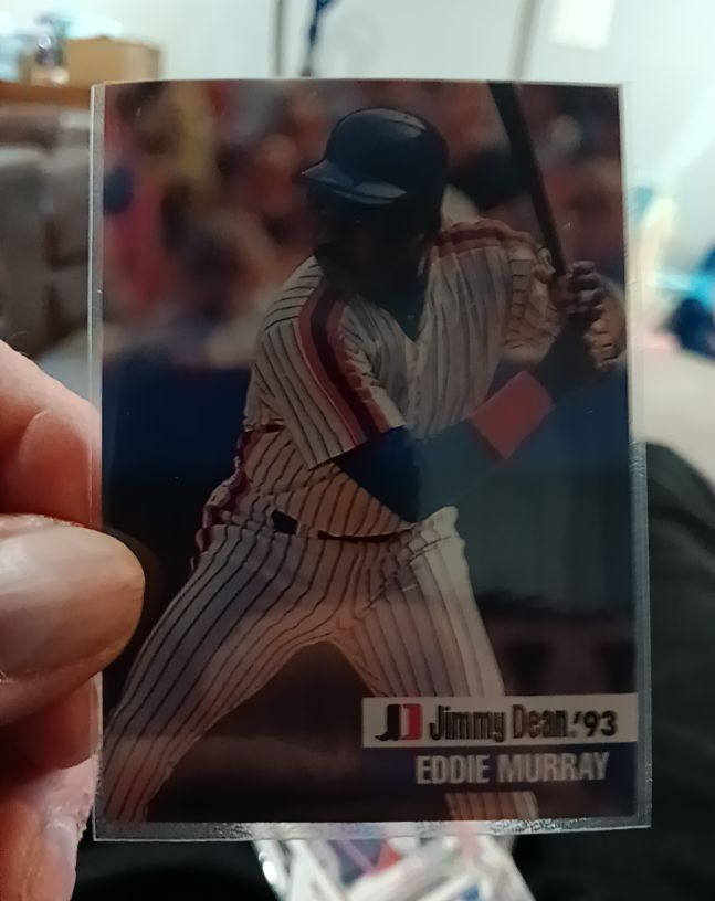 1993 Jimmy Dean #17 Eddie Murray — front